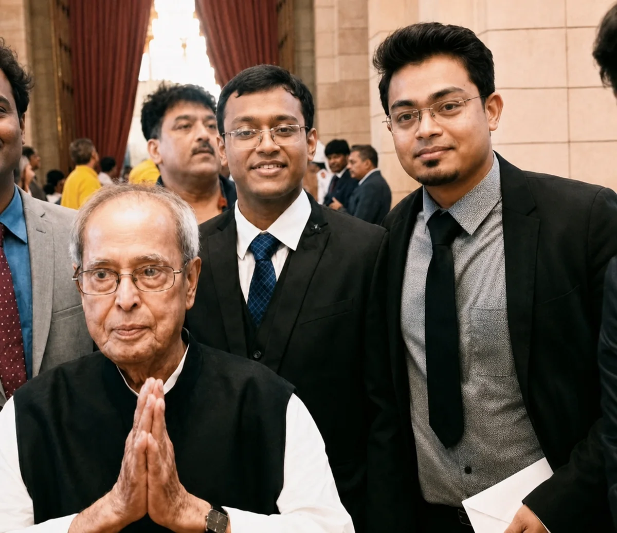 With the President of India